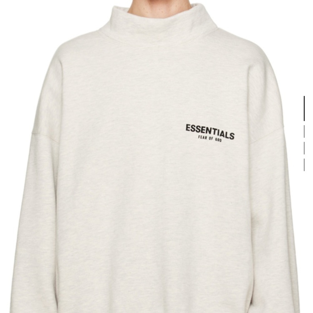 Essentials mock neck hoddie